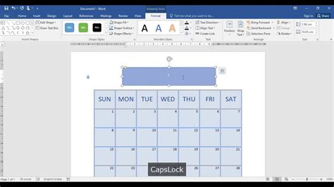 how to make a schedule on microsoft word