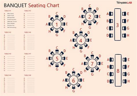 how to make a seating chart in word