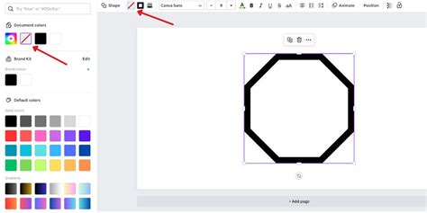 how to make a shape partially transparent in canva