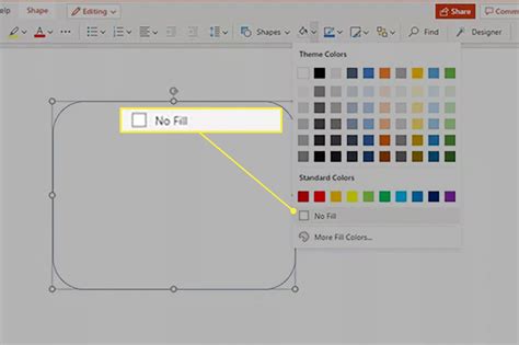 how to make a shape transparent in powerpoint 2016