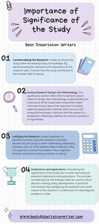 how to make a significance of the study