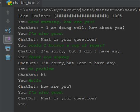 how to make a simple chatbot in python