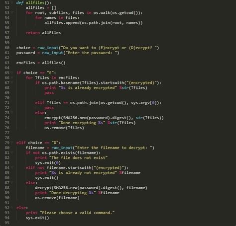 how to make a simple encryption program python