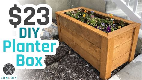 how to make a simple flower box