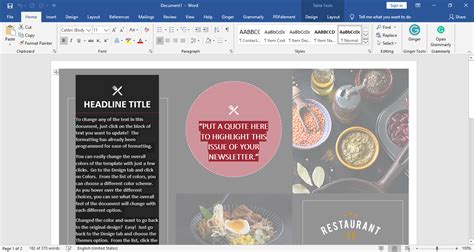how to make a simple pamphlet on microsoft word