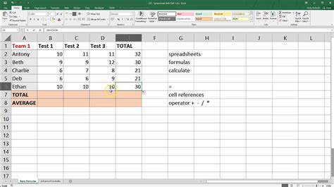 how to make a simple spreadsheet in excel