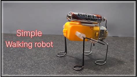 how to make a simple walking robot at home
