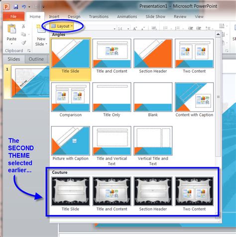 how to make a slide in ms powerpoint
