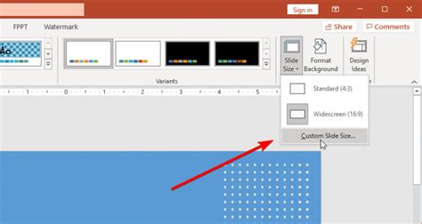 how to make a slides presentation vertical