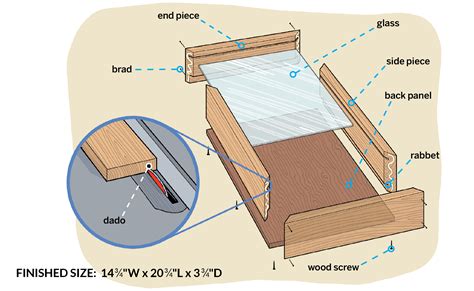 how to make a small shadow box