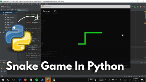 how to make a snake game in python code