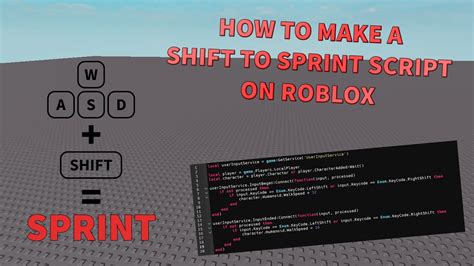 how to make a sprint script in roblox