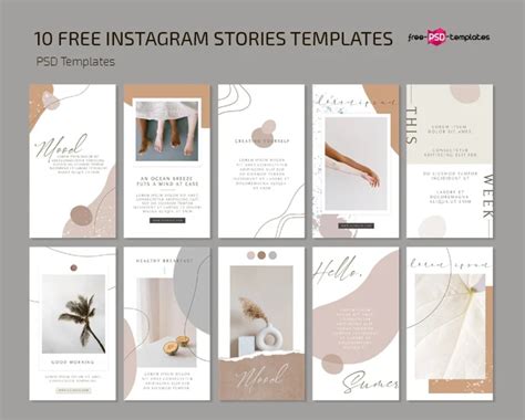 how to make a story template on instagram