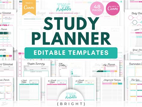 how to make a study guide on canva