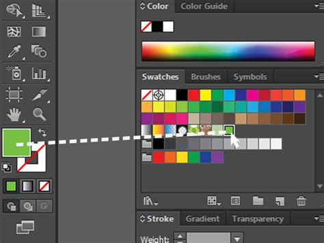 how to make a swatch in illustrator