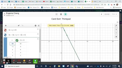 how to make a table of values in desmos