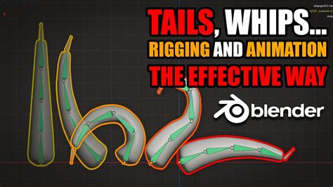 how to make a tail in blender