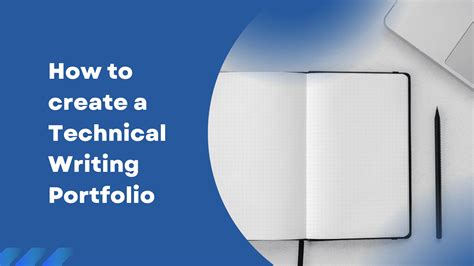 how to make a technical writing portfolio