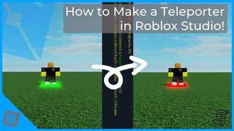 how to make a teleporter in roblox studio