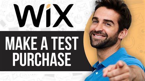 how to make a test purchase on wix