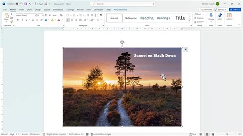 how to make a text box in word transparent