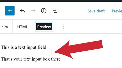 how to make a text box in wordpress