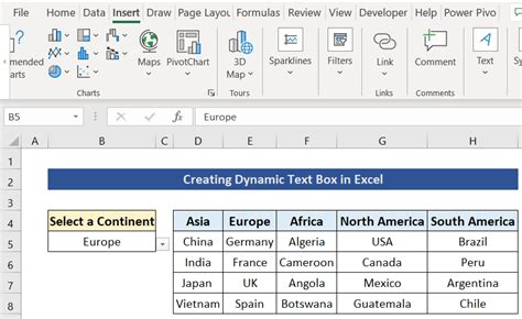 how to make a text box reference a cell in excel