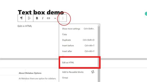 how to make a text box smaller in wordpress