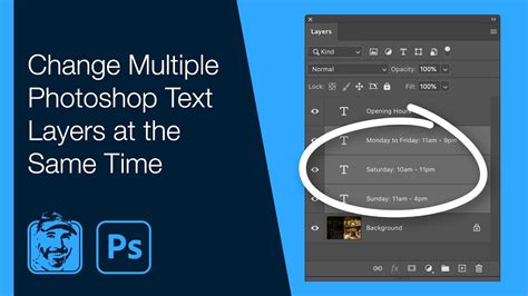 how to make a text layer in photoshop