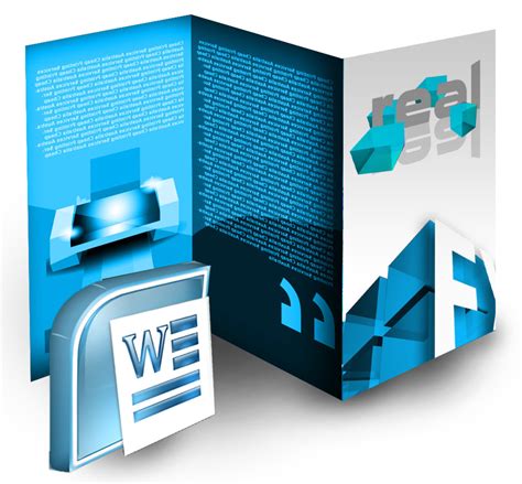 how to make a three fold brochure in microsoft word