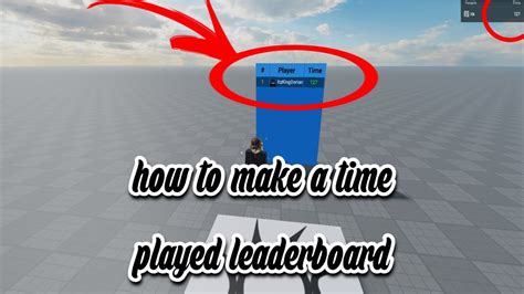 how to make a time leaderboard in roblox studio