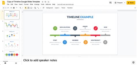 how to make a timeline template on google docs