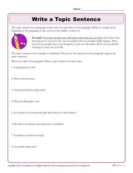 how to make a topic in word