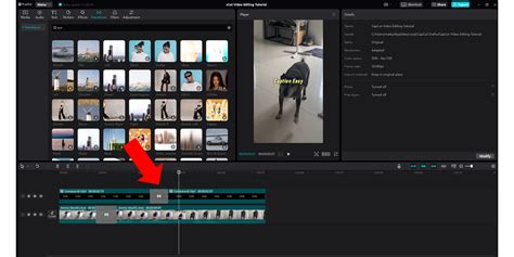 how to make a transition video on capcut