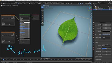 how to make a transparent texture in blender