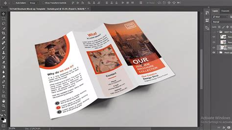 how to make a tri-fold brochure
