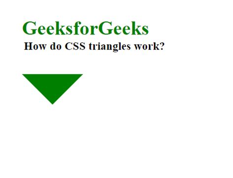how to make a triangle in text