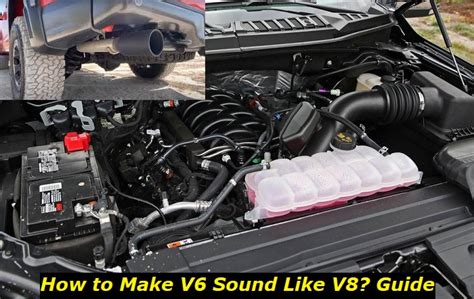 how to make a v6 sound like a v8