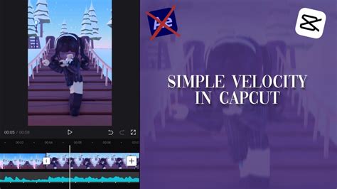 how to make a velocity edit on capcut roblox