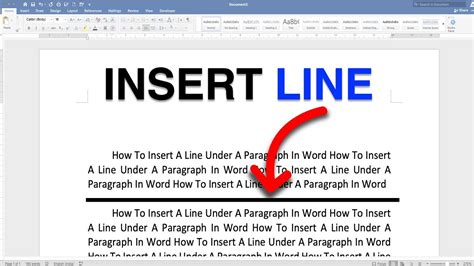 how to make a vertical line between words in word