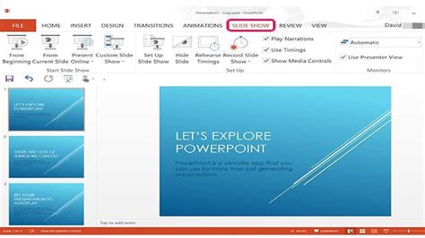 how to make a video play automatically in powerpoint online