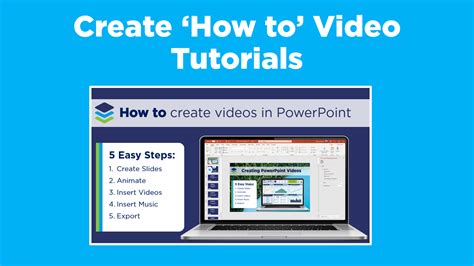 how to make a video tutorial in powerpoint