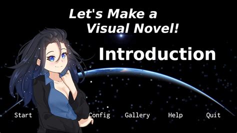 how to make a visual novel in unity