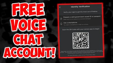 how to make a voice chat account on roblox