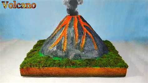 how to make a volcano model for a science project