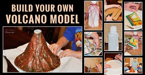 how to make a volcano model step by step