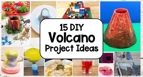 how to make a volcano science project easy