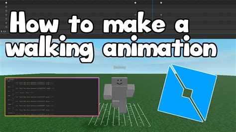 how to make a walking animation roblox studio