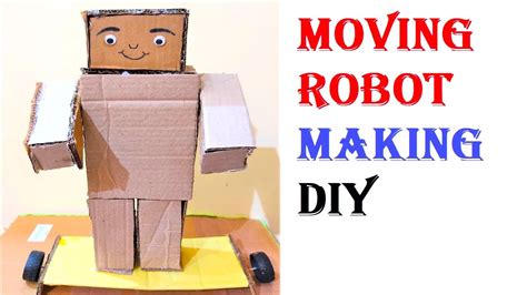 how to make a walking robot at home with cardboard