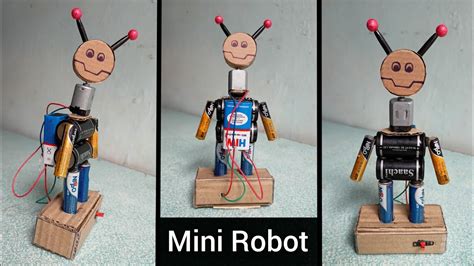 how to make a walking robot at home with waste materials